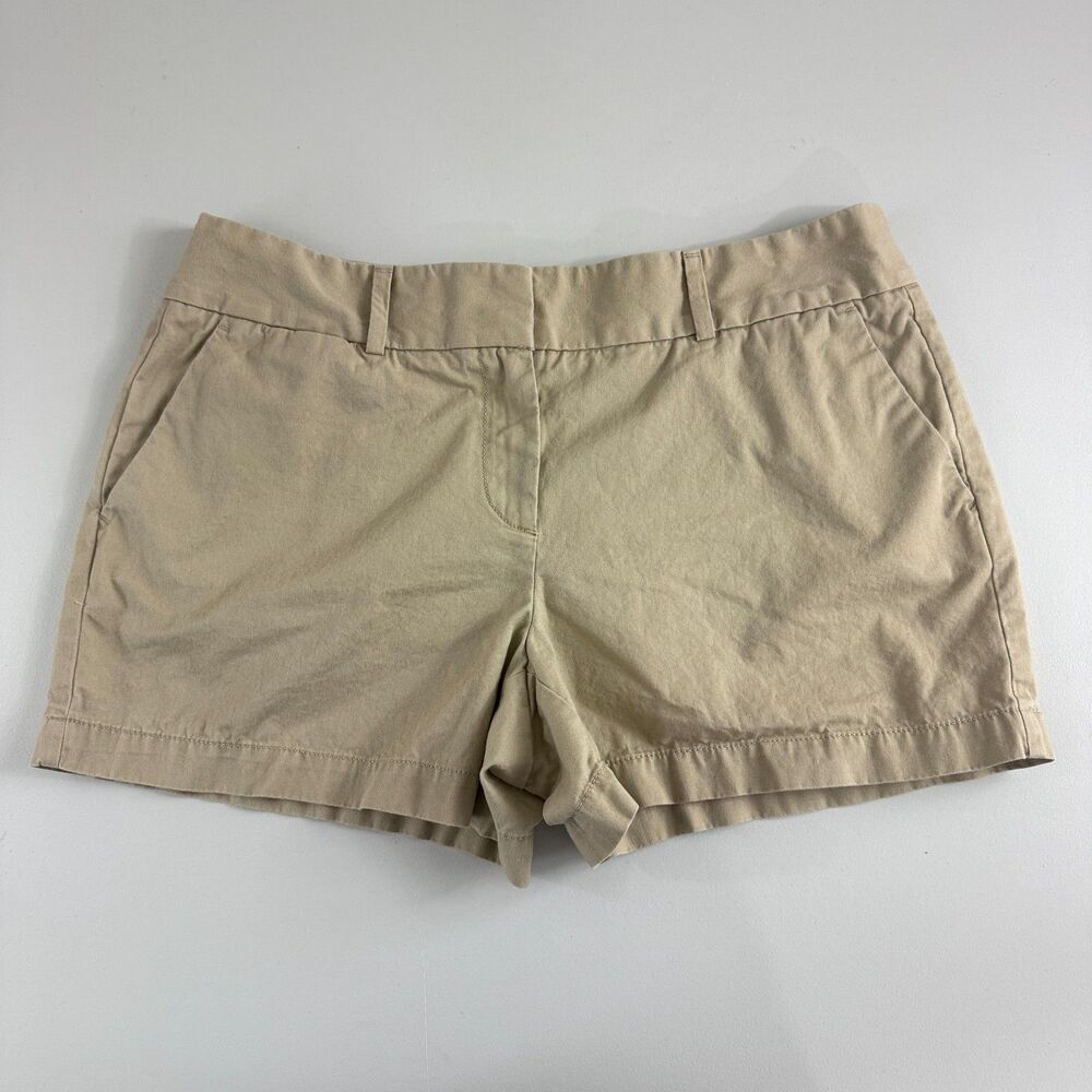 LOFT Ann Taylor Women's Shorts Size 8 Khaki Beige Cotton Chino Casual